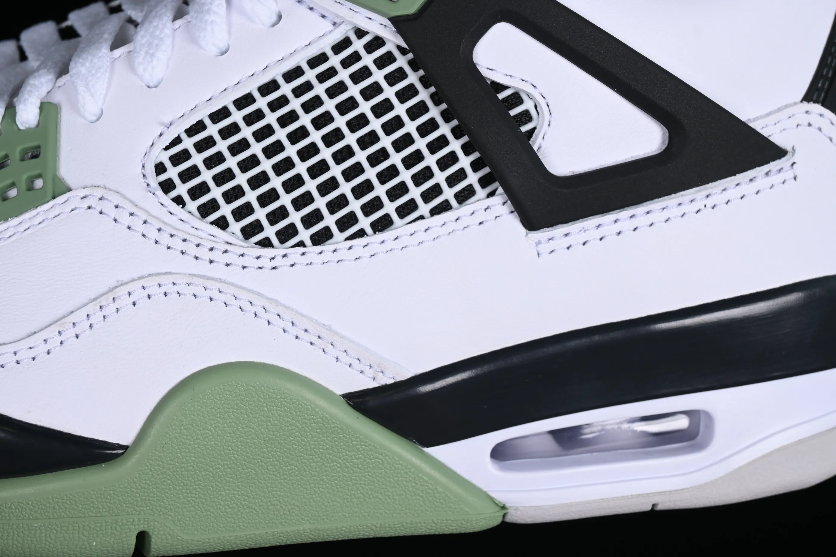 All categories Air Jordan Jordan series basketball shoes Air Jordan 4 foreign trade version Air Jordan 4 Retro "Seafoam" AJ4 Joe 4 white and green AQ9129-103